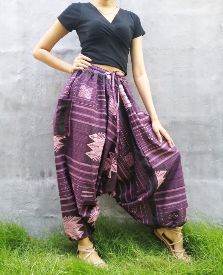 Harem Pants Women Hippie Clothes Boho Clothing Festival Pants | Etsy