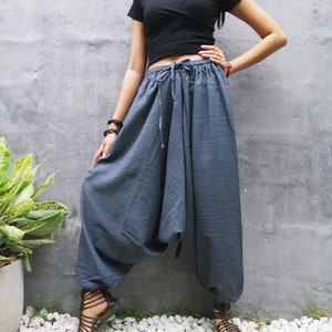 Yoga Harem Pants Women Men Baggy Pants Solid Color.
