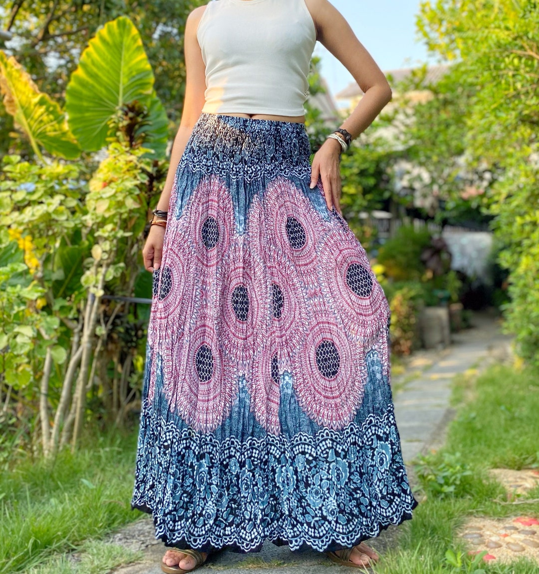 Floral Skirt Hippie Skirts 3xl Boho Skirt Long Flowy Skirts 3xl