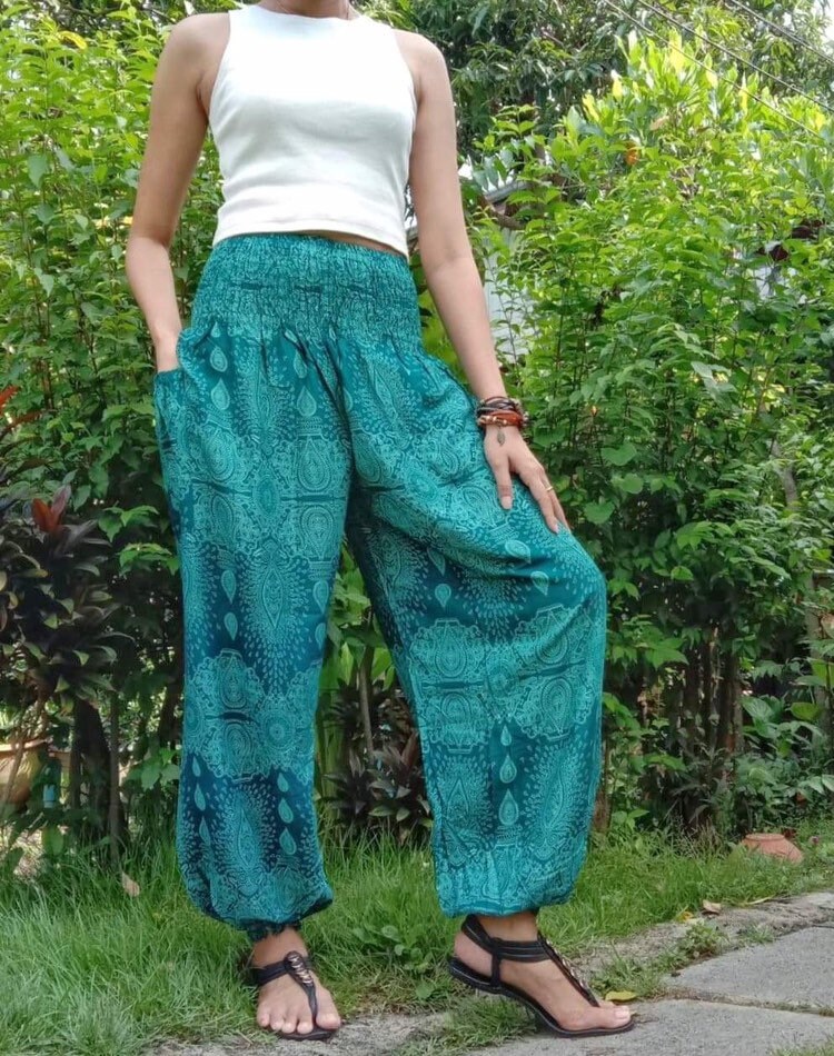 Harem Pants Womenwomen Festival Pants Festival Clothing Etsy