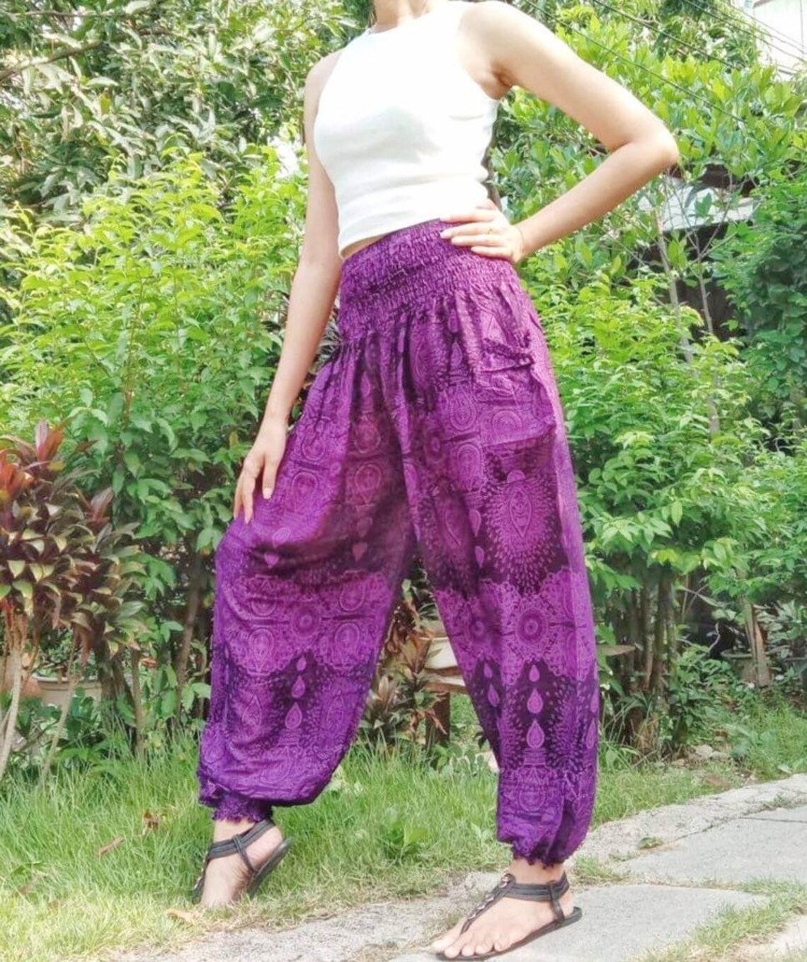 Hippie Clothing Bohemian Pants Harem Pants Women Boho Pants Etsy