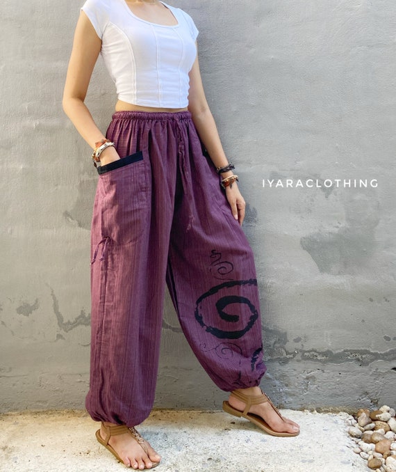 Harem Pants Women Hippie Clothes Boho Clothing Festival Pants