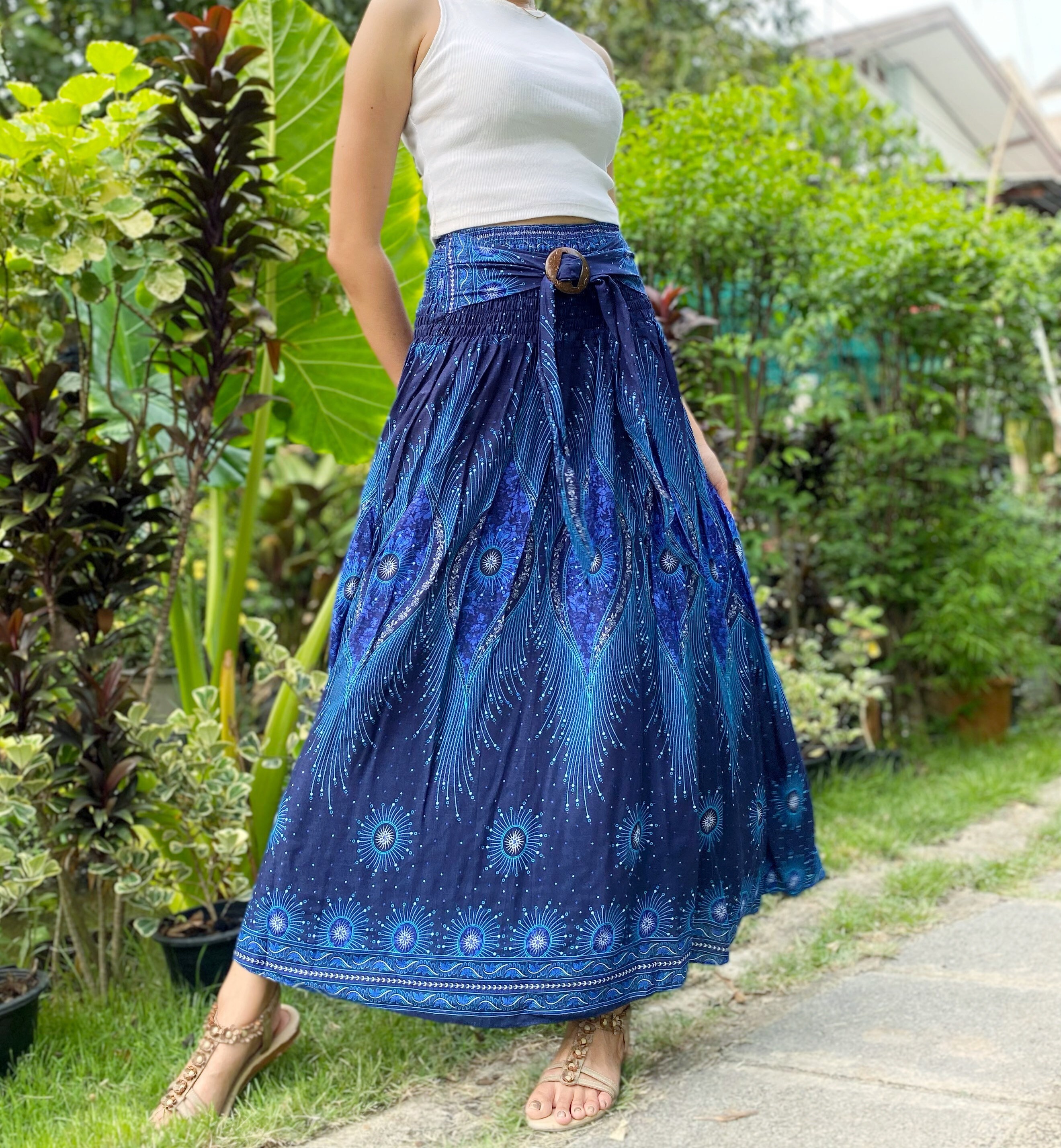 Long Skirt / Long Boho Skirt / Maxi Skirt / Full Length Skirt Etsy