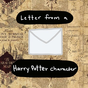 Broers en zussen Vorige Staat Personalized Harry Potter Letter Check Description for - Etsy