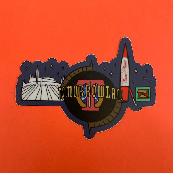 TomorrowLand Inspired Sticker-Disneyland Sticker