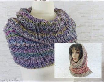 Instructions "TwoFaces 2" crocheted loop / scarf with a great pattern - eBook crochet / instructions in German