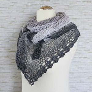 "Elomina" pattern: a beautiful crocheted shawl - Crochet eBook / Instructions in German and English image 8