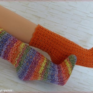 Instructions &quot;Easy-Soks 12&quot; crocheted socks with shell pattern - eBook Crochet / Instructions in German