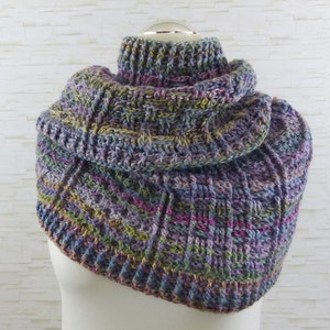 Instructions &quot;TwoFaces 2&quot; crocheted loop / scarf with great pattern - eBook Crochet / Instructions in German