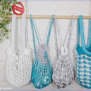 Instructions "Isi-Bag" shopping net / net backpack - Say yes to the environment - No Plastic - eBook Crochet / Instructions in German