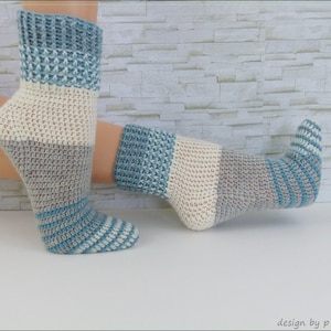 Instructions "Easy-Soks6" beautiful crocheted socks - size. 22-45 - eBook crochet / instructions in German