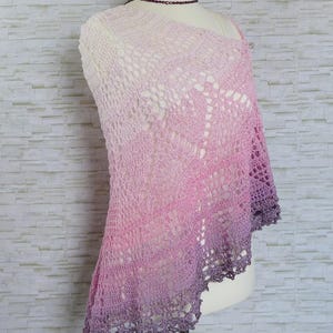 "Elomina" pattern: a beautiful crocheted shawl - Crochet eBook / Instructions in German and English image 16