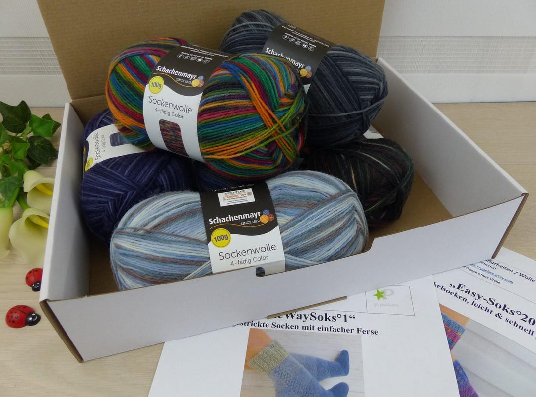 Buy 400g / 600g Surprise Package With 4-ply Sock Yarn From Schachenmayr ...