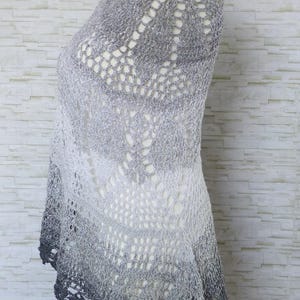 "Elomina" pattern: a beautiful crocheted shawl - Crochet eBook / Instructions in German and English image 15