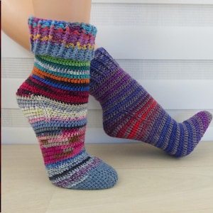 EasySoks20 Häkelanleitung für schöne Socken leicht & schnell gehäkelt / Anleitung in Deutsch und Englisch