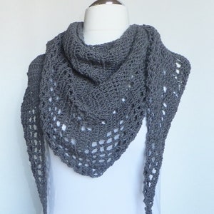 Instructions &quot;Feenia&quot; fairytale crochet shawl / scarf / stole - eBook Crochet / Instructions in German