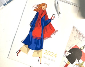 Calendrier illustré 2024