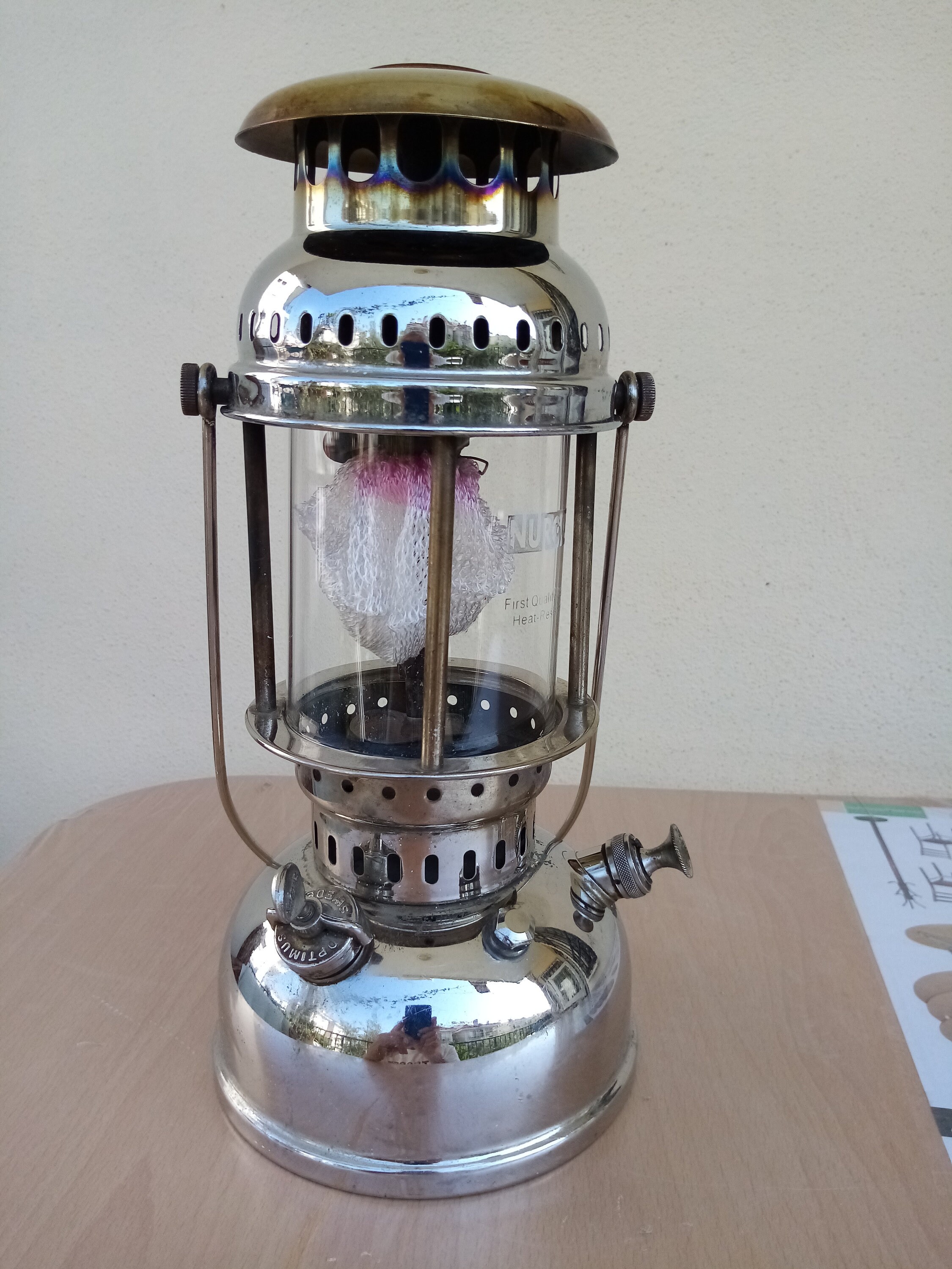 Original Optimus 200 P kerosene lantern.. Petromax, Hasag