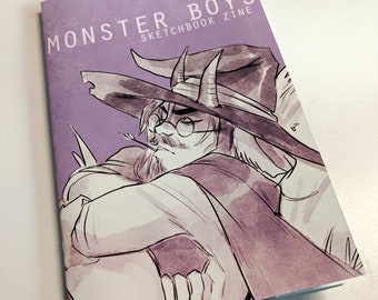 Monster Boy Sketchbook Zine