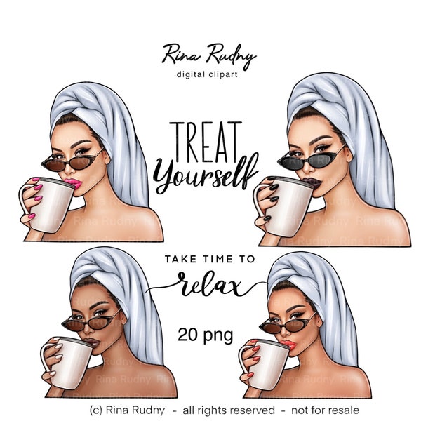 Spa clipart, spa png, wellness clipart, wellness png, self care, bath clipart, bathroom clipart, sublimation png, relax clipart, beauty png