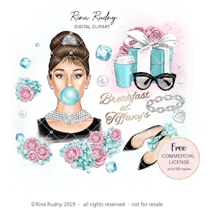 Imágenes prediseñadas de Audrey Hepburn, imágenes prediseñadas de París, imágenes prediseñadas de Nueva York, imágenes prediseñadas de moda, imágenes prediseñadas de glamour de lujo, imágenes prediseñadas de Holly Golightly, imágenes prediseñadas de regalo, joyas