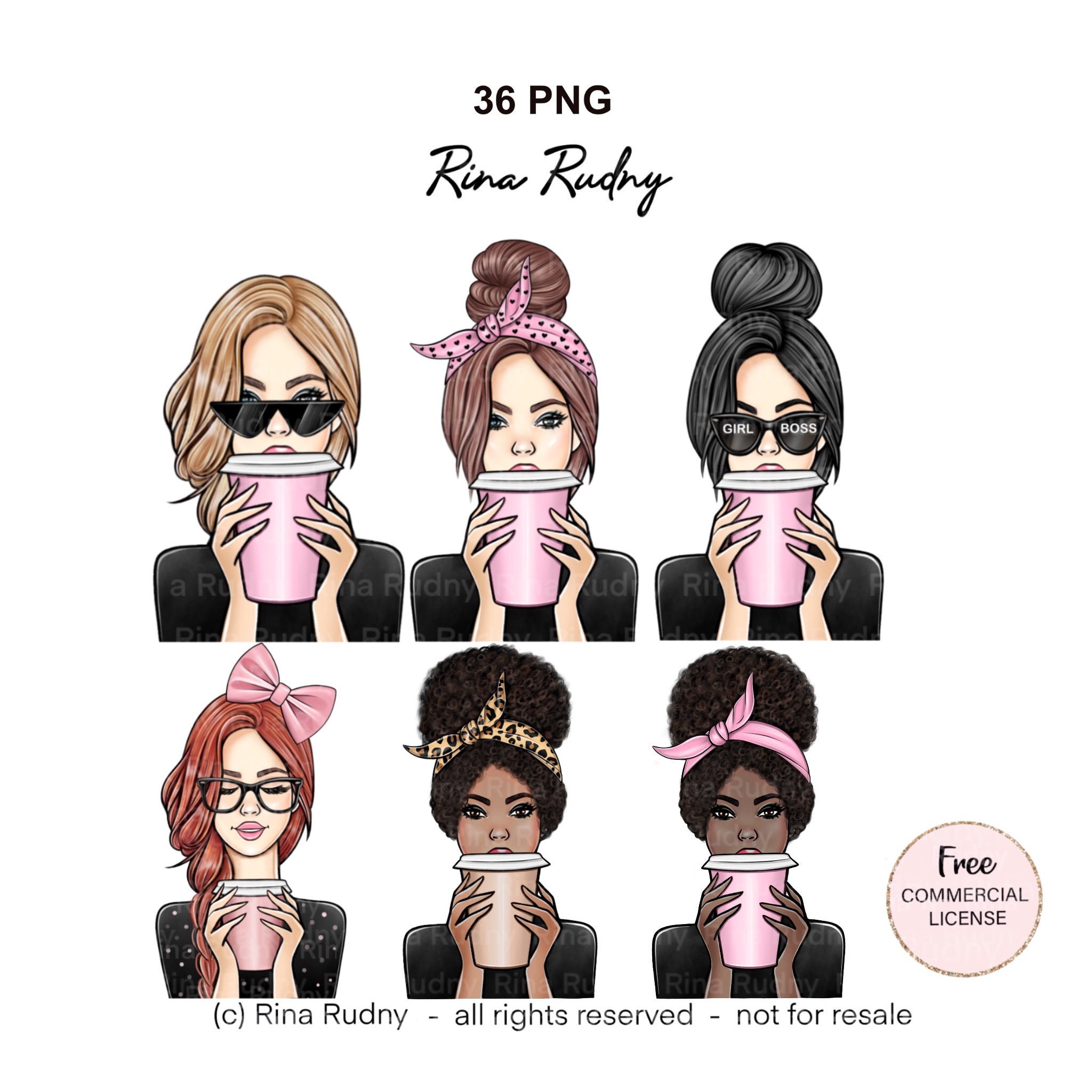 Mädchen mit Kaffee Clipart, Kaffee png, Mädchen mit Kaffee png, Kaffee süchtig, Kaffee Liebhaber png, Kaffee Sublimation Design, Kaffee zum Mitnehmen
