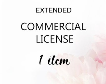 One extended license for  commercial use,no-credit, watercolor clipart, digital paper packs, Rina  Rudny