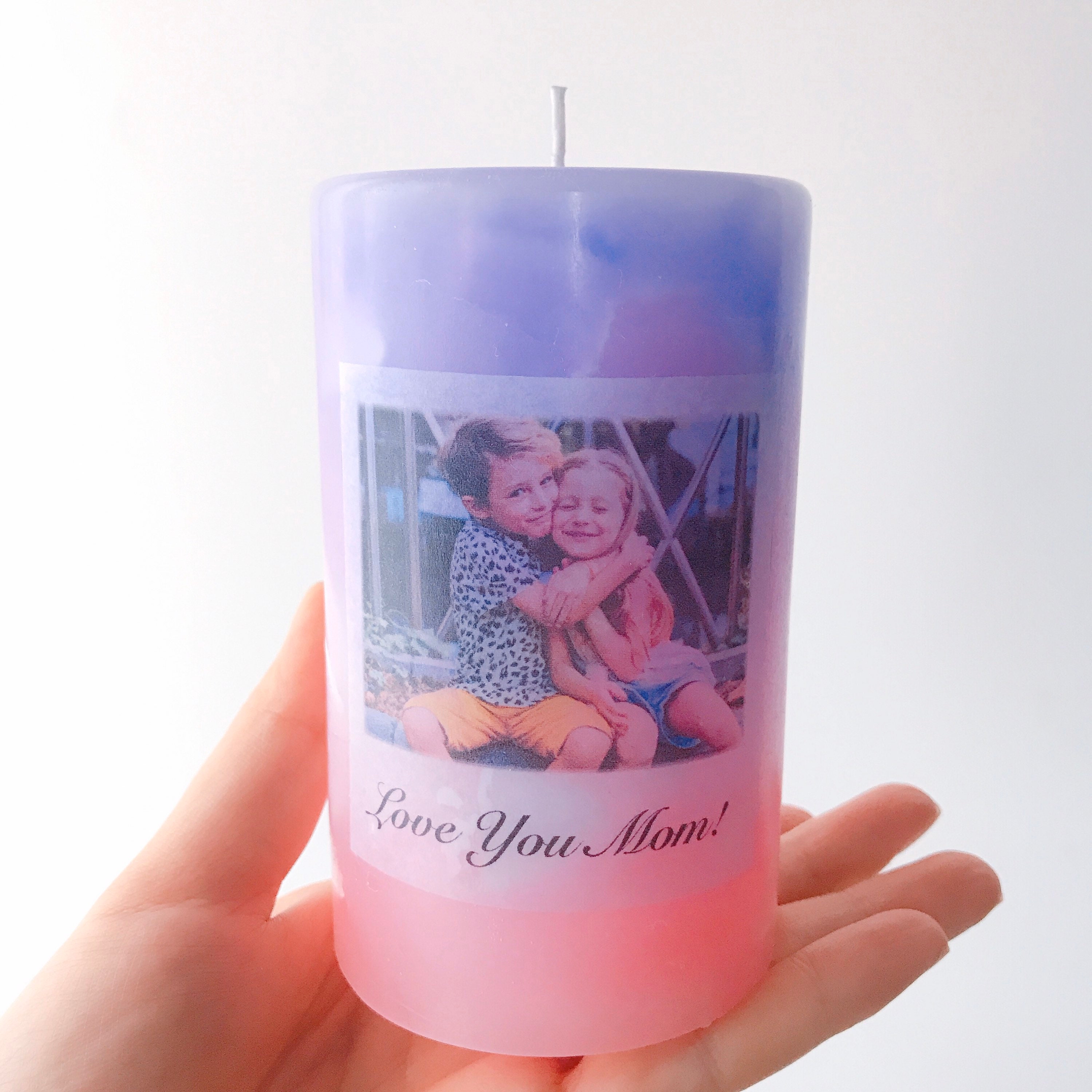 Personalized Picture Candle/Customized Candle/Father's day Etsy