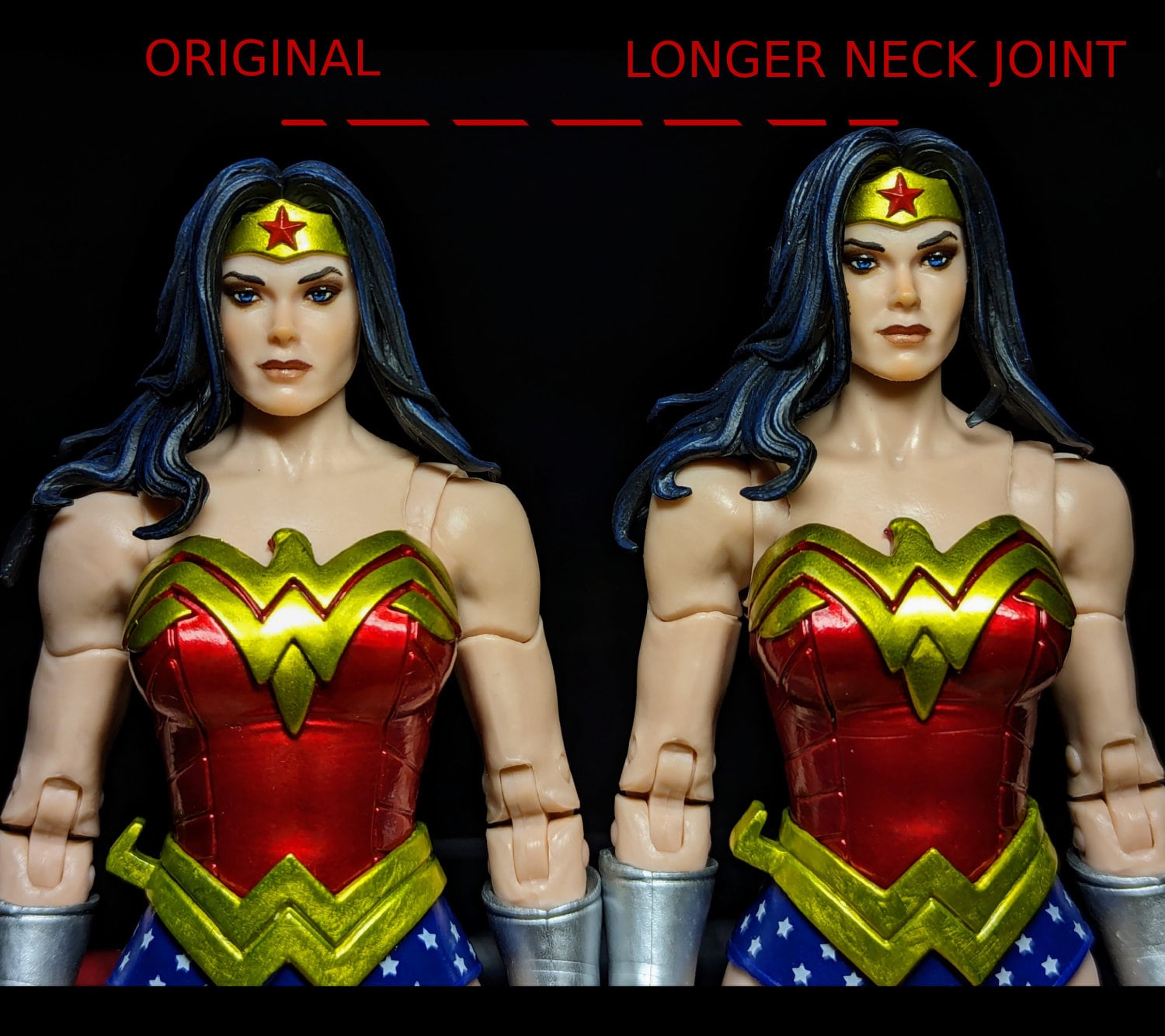 Neck Joints (mcfarlane Toys - Wonder Woman) - Custom Action Figure