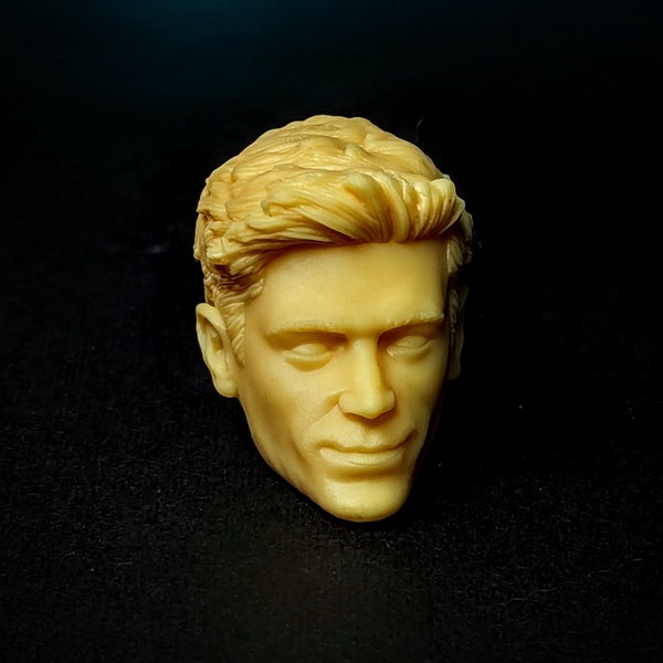 Unmasked Flash (Grant Gustin) - DC Multiverse - Custom Action Figure Head - Resin 3D Printed