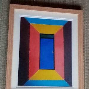 Painting print of &#39;Colourful corridor&#39;