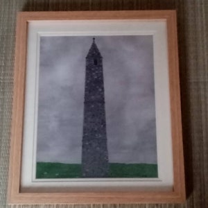 Painting print of: 'The Round Tower', Ardmore, Co. Waterford. Ireland