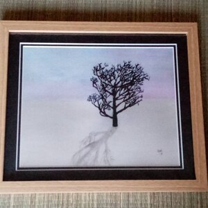 Painting print of &#39;The beast from the East&#39;.
