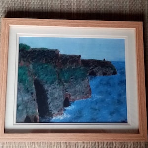 Painting print of &#39;The Cliffs of Moher&#39;, Co. Clare. Ireland