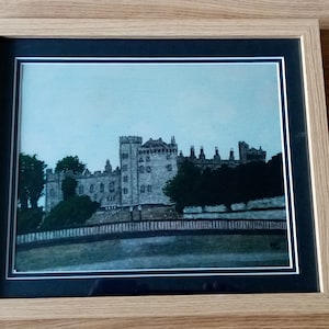 Painting print of &#39;Kilkenny castle&#39;. Kilkenny city. Co. Kilkenny. Ireland.