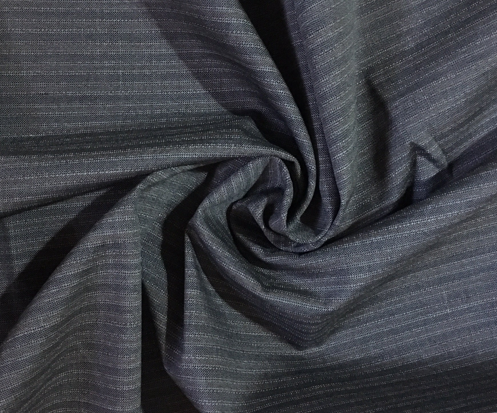 Mohair Light Fabric "ATHENA" Made in Italy Striped Color Gray, Tailored fabric by the meter, remnants of fabrics piece of 2.2 meters