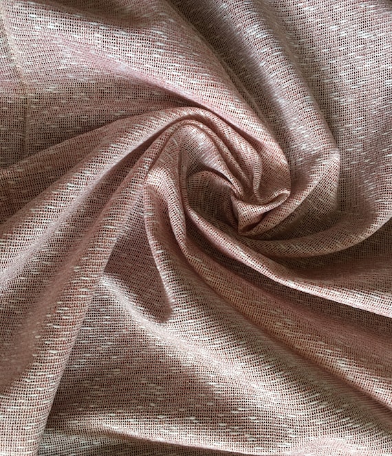 Tela de sastrería de lino y algodón con efecto crudo rosa palo, tela  italiana por metro, retales de telas, telas por metros -  España