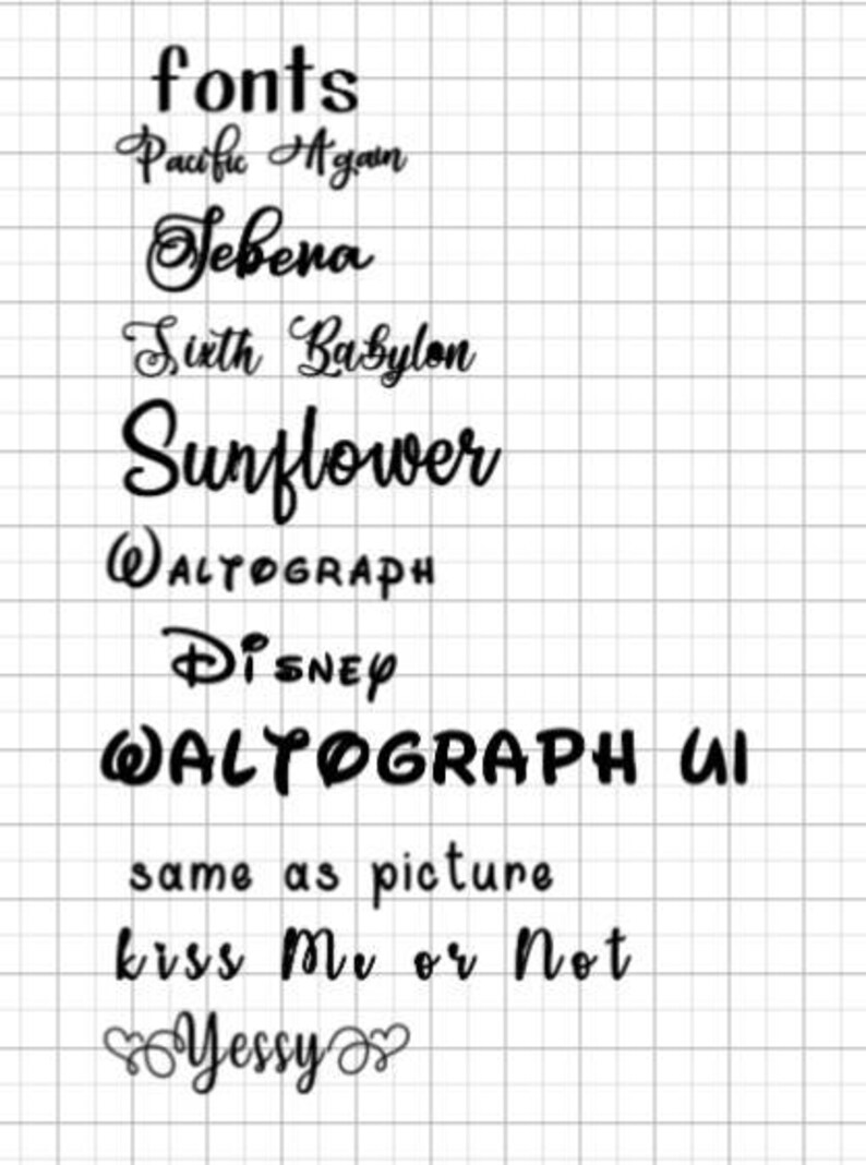 Decals Vinyl Disney Decal for Cup and Other Character for Etsy