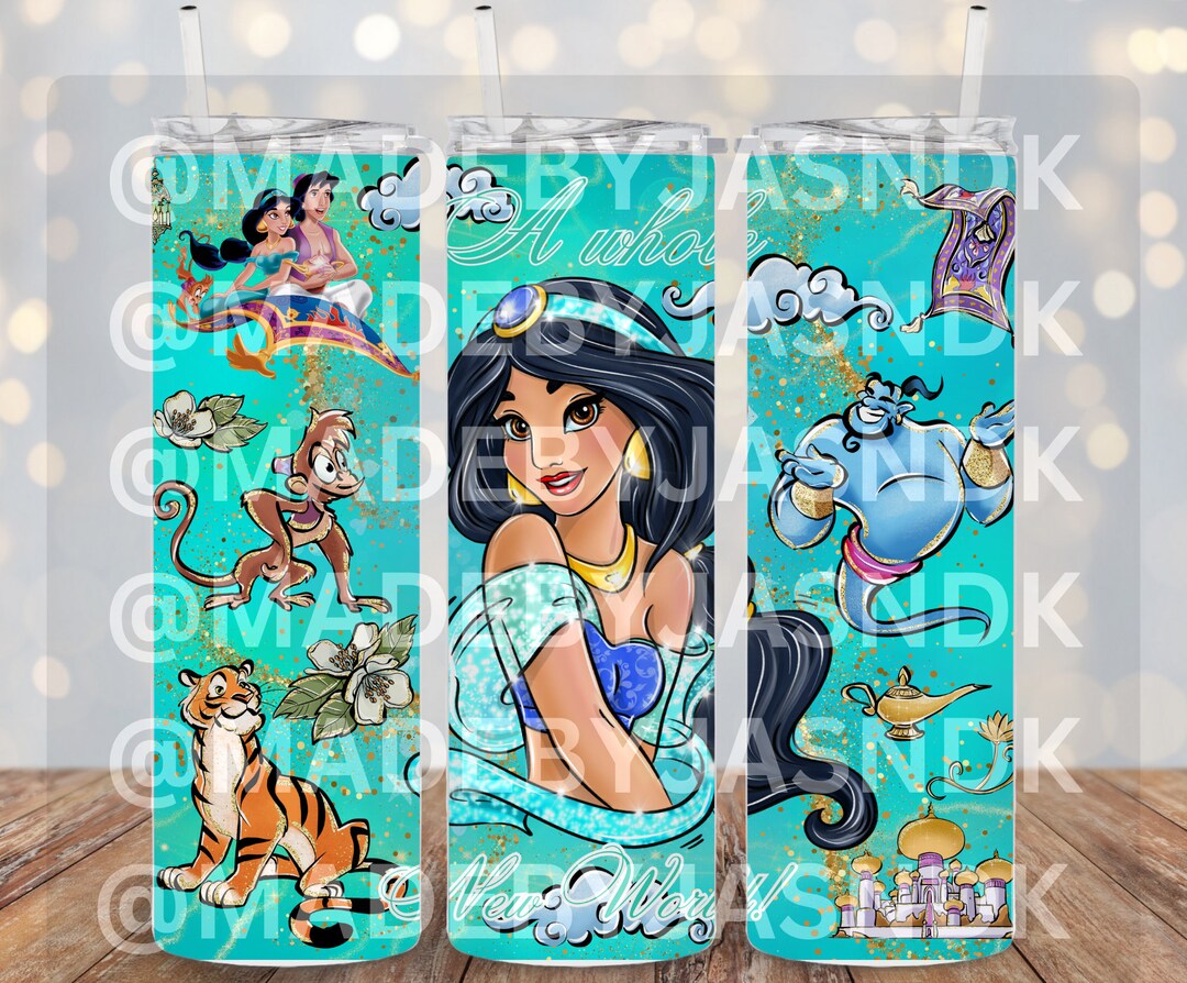 Princess Wrap001jasmine, Tumbler, Tumbler Wrap 20 Oz Tumbler Sublimation, Png File Etsy