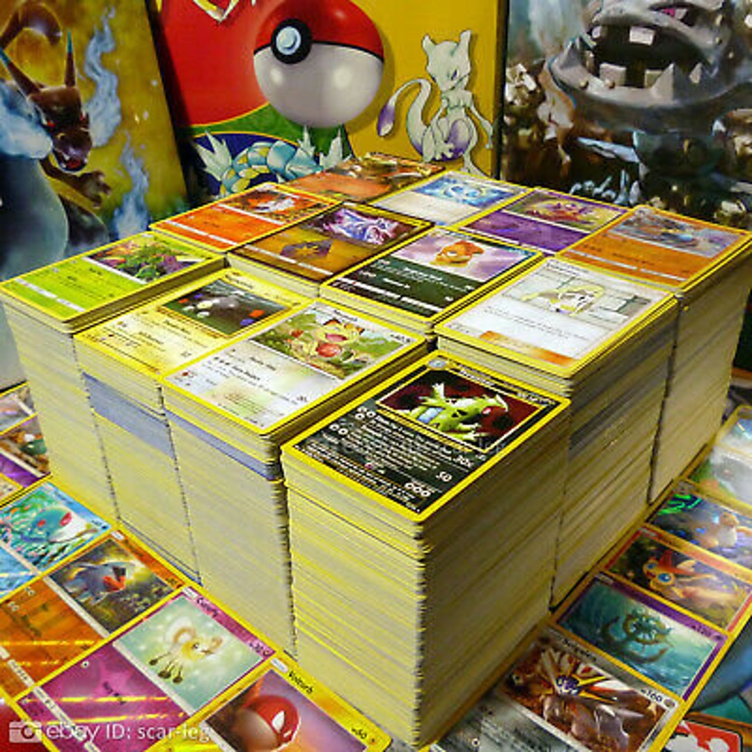 100 GENUINE Assorted Pokemon Cards Bulk Great Deal Perfect for Kids