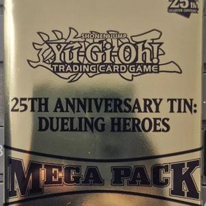 遊戯王ブースターパック デュエリングヒーローズ25周年記念 メガパック (カード18枚: プリズマティックシークレットレア2枚、ウルトラ2枚、SR1枚、レア1枚、コモン12枚)