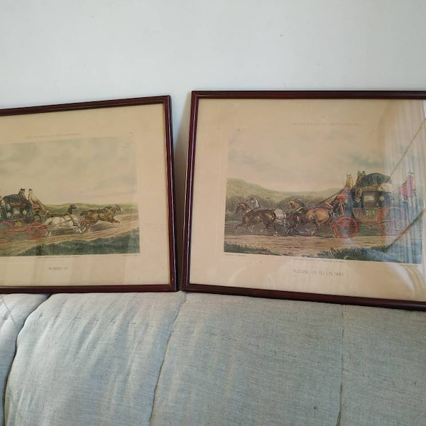 C.C Henderson English Engraving Pair