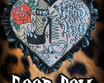 Good Boy Hand Painted Wooden Heart