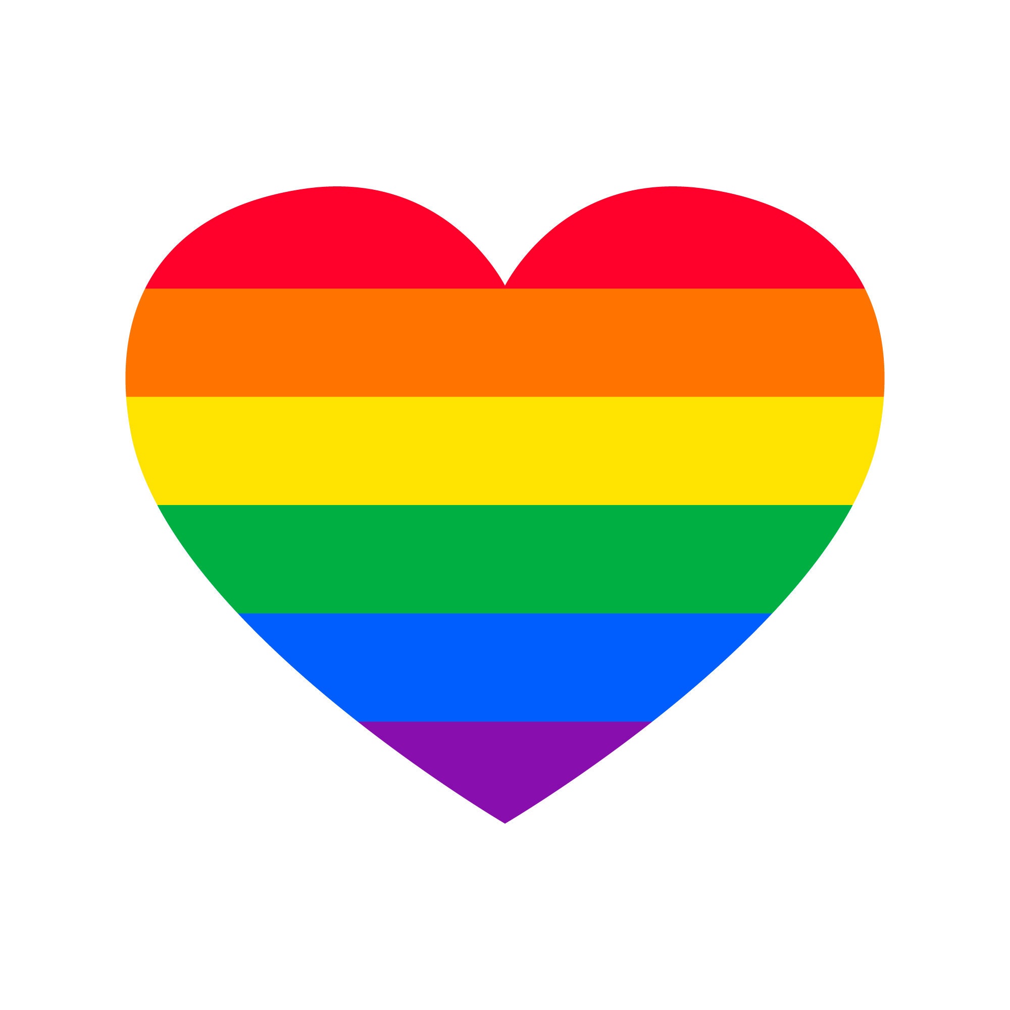 Temporary Tattoo Rainbow Love Heart Tattoo Pride LGBT | Etsy
