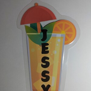 Custom cruise door magnet - cocktail!