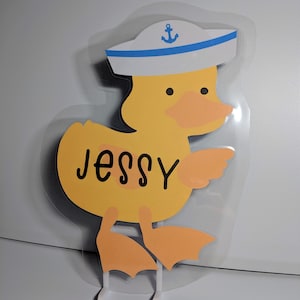 Custom cruise door magnet - sailor duck!