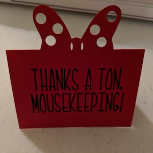Set van 10 Disney Mousekeeping-enveloppen - op Minnie geïnspireerd!