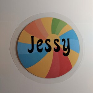 Custom cruise door magnet - beach ball!