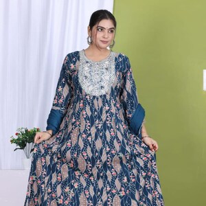 Cotton maxi kurtis sale