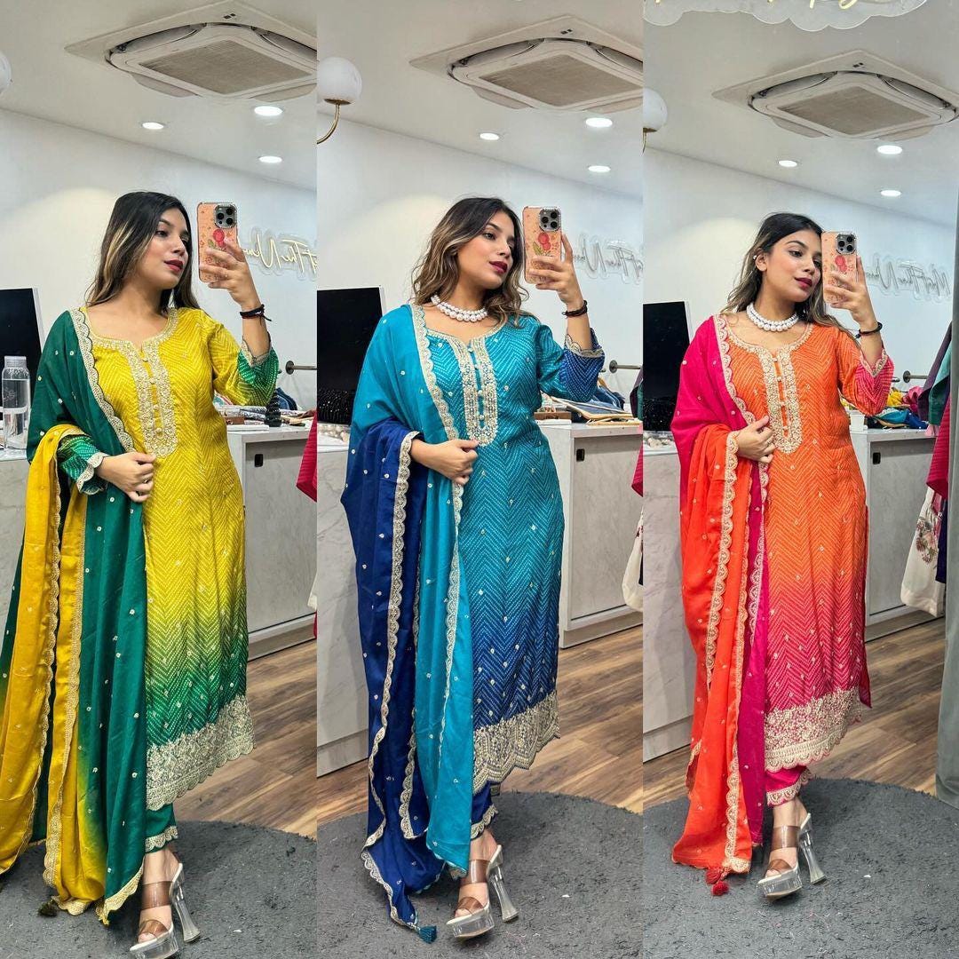 Lahariya Salwar Suit Etsy
